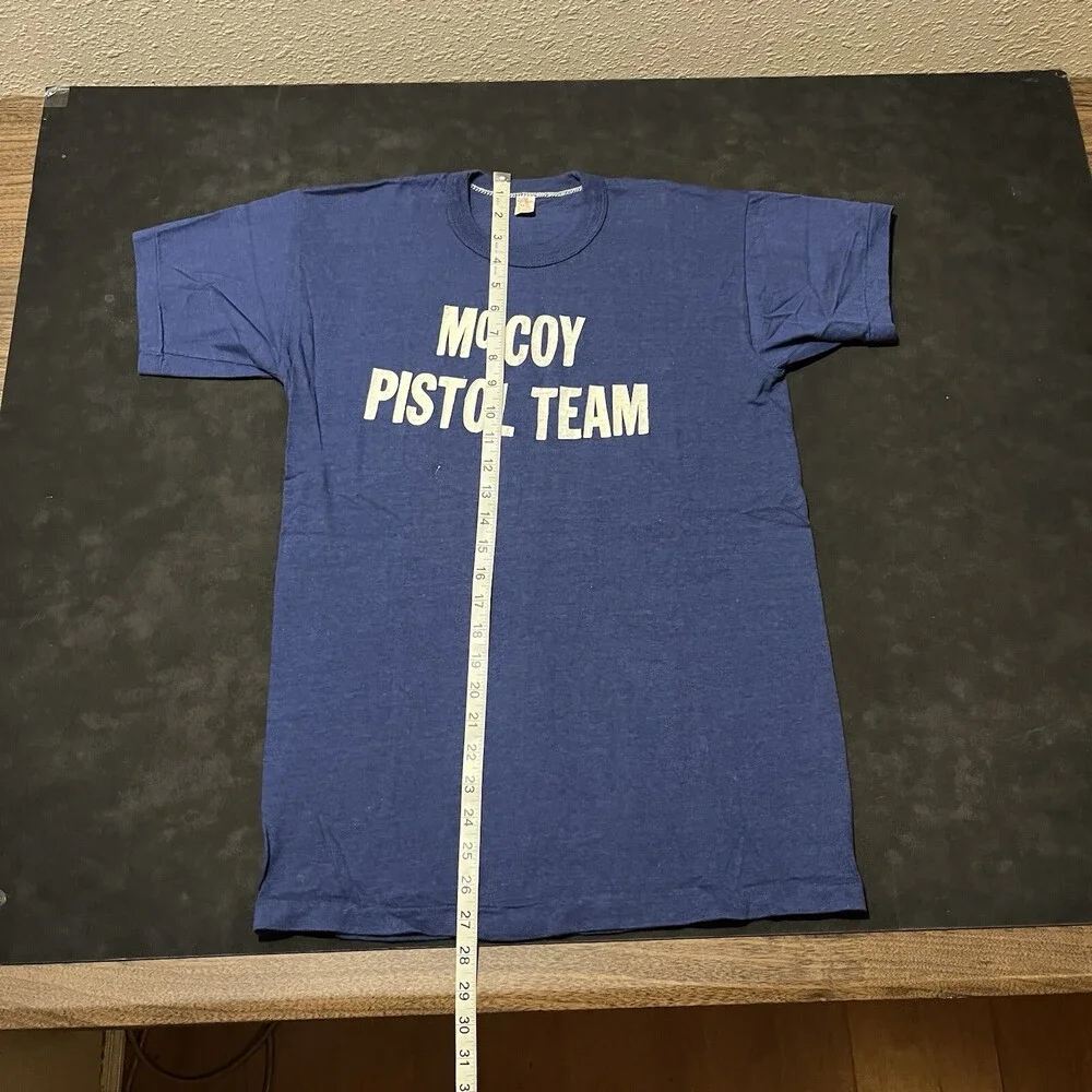 Russell Southern Co 1950s Shirt Vintage Cotton 1960s Jersey McCoy Pistol Team